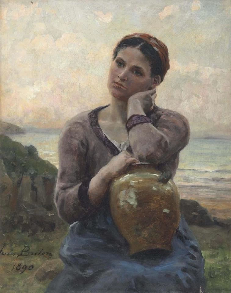 Giovane contadina con brocca, 1890